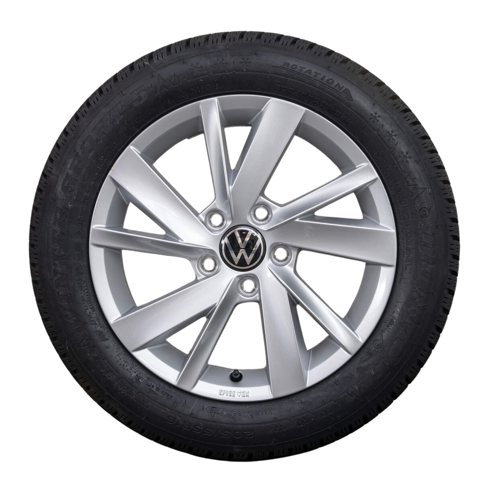 Ruota Invernale Completa Volkswagen PASSAT -Cerchio in Lega Gavia- Pneumatico 215/55 R 17 94H- Continental Winter Contact 870P