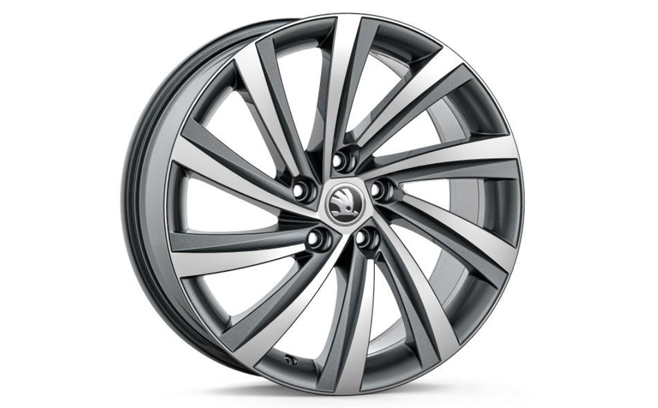 Ruota Invernale Completa Skoda Octavia-Cerchio in Lega Perseus Anthracite-Pneumatico Pirelli Cinturato Winter 2 225/45 R18 95V  XL