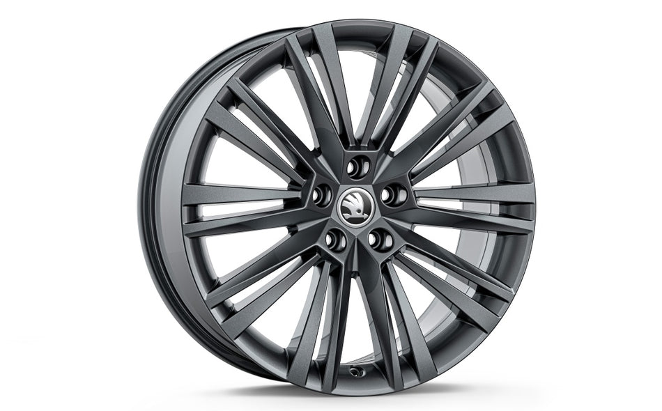 Ruota Invernale Completa Skoda Superb-Cerchio in Lega Canopus Black-Pneumatico Continental Winter contact TS 870 P 235/40 R19 96V XL
