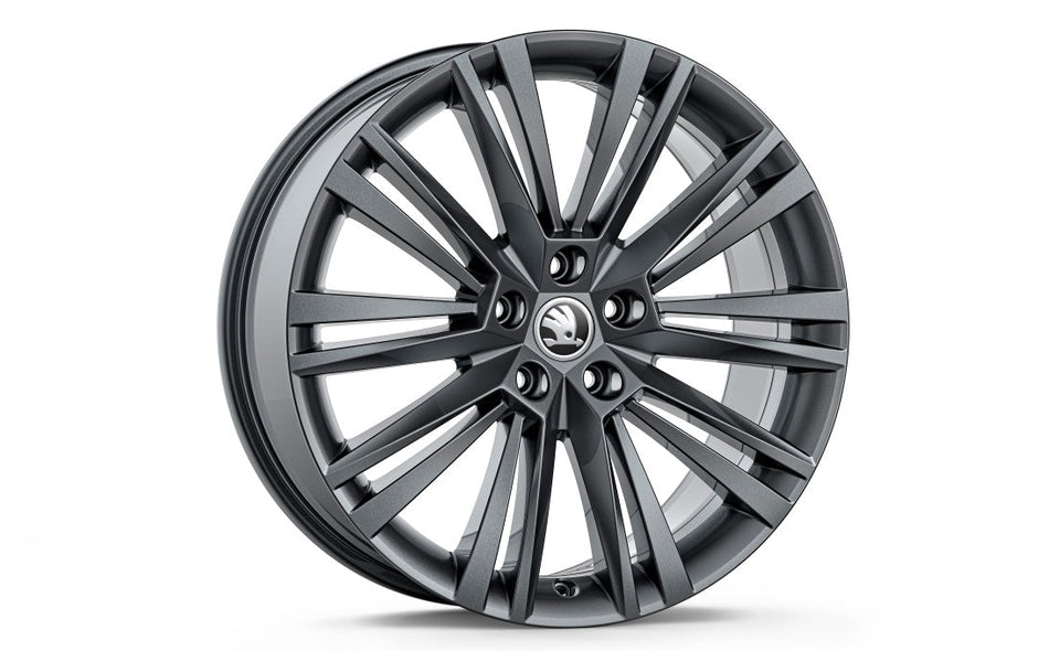 Ruota Invernale Completa Skoda Superb-Cerchio in Lega Canopus Black-Pneumatico Continental Winter contact TS 870 P 235/40 R19 96V XL