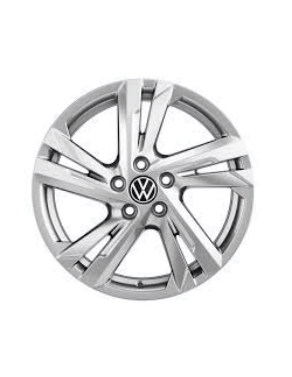 Ruota Invernale Completa Volkswagen Taigo -Cerchio in Lega Valencia- Pneumatico 205/55 R 17 95V- Bridgestone Blizzak LM-005