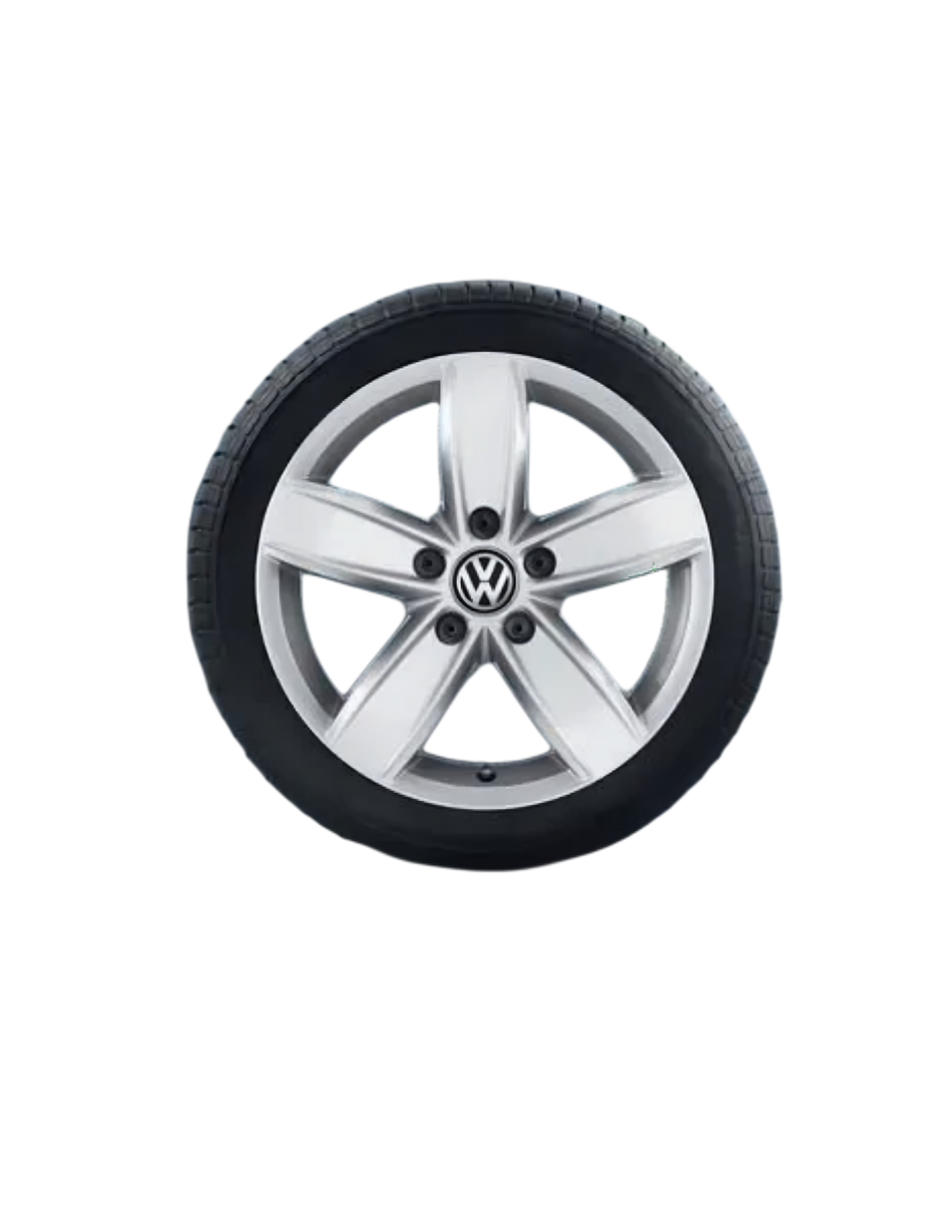 Ruota invernale completa Volkswagen POLO Cerchio Corvara - Pneumatico Dunlop SP Winter Response 2 185/65 R 15 88T