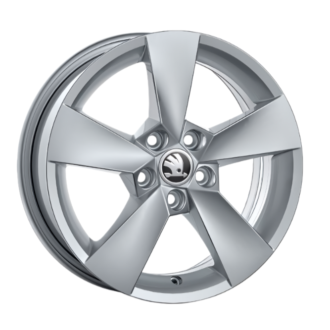 Ruota Invernale Completa Skoda FABIA-Cerchio in Lega Hadar-Pneumatico Bridgestone Blizzak LM-005 185/65 R15 92T