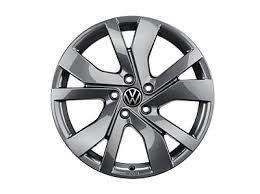 Ruota Invernale Completa Volkswagen TIGUAN- Cerchio in Lega Rockingham Dark- Pneumatico Bridgestone Blizzak LM 005 235/55 R 18 104H